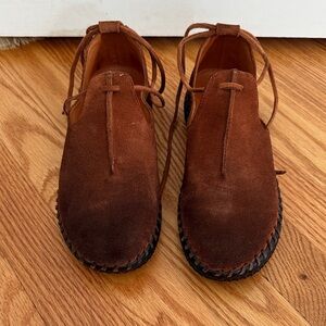 Antelope Gail Burnished Brown Suede Women’s Shoes